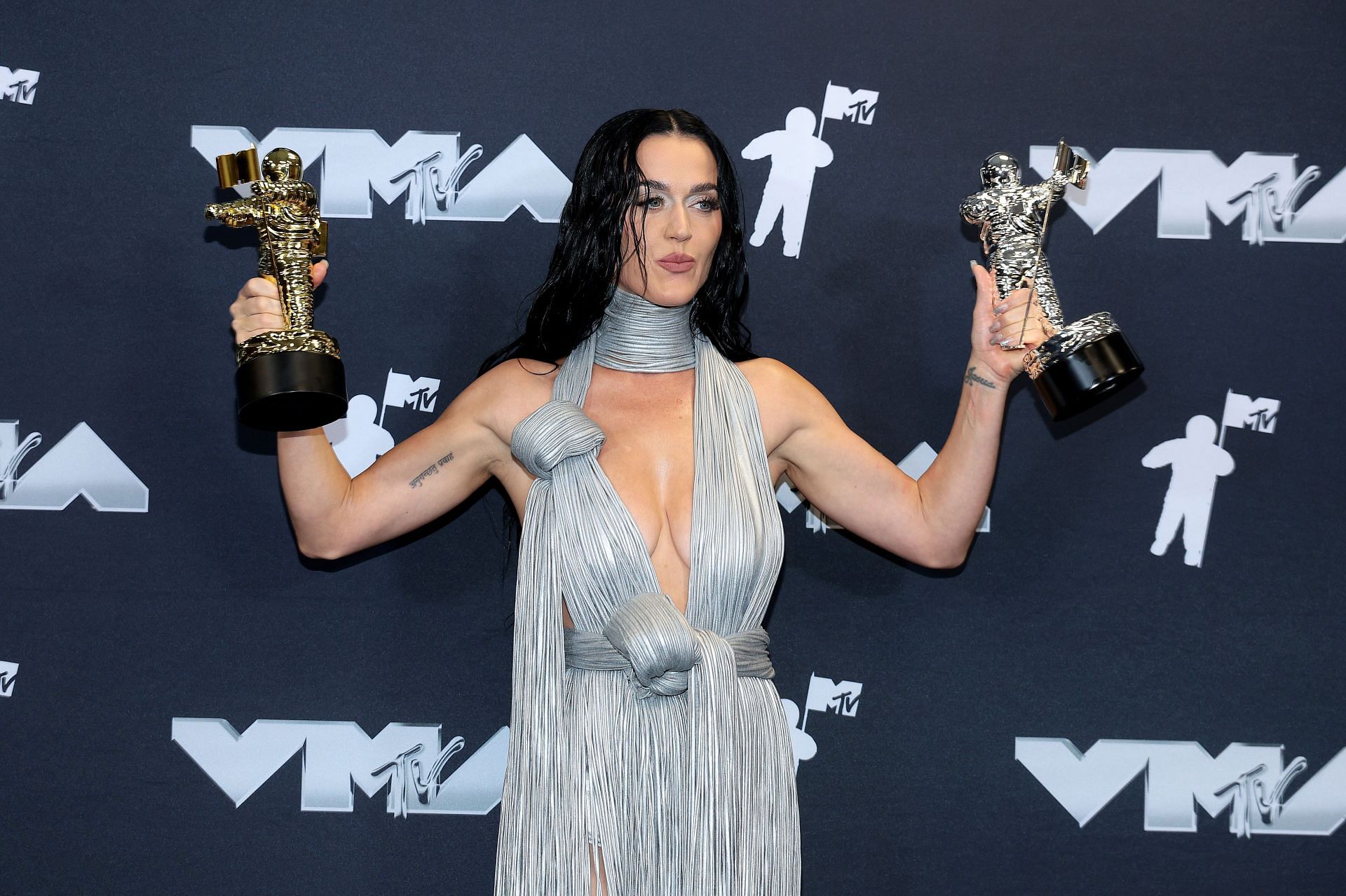 Katy Perry at the 2024 MTV Video Music Awards - Press Room - (Image via Getty)